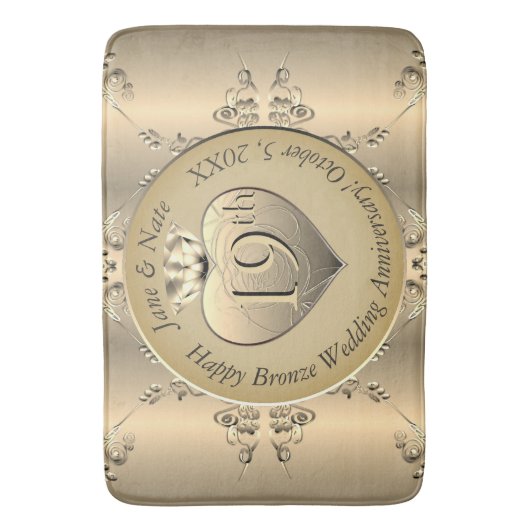 19th Bronze Anniversary Bath Mat バスマット (正面縦)