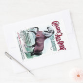 19th C.チェイス・ホース・ブランケット 長方形シール (封筒)