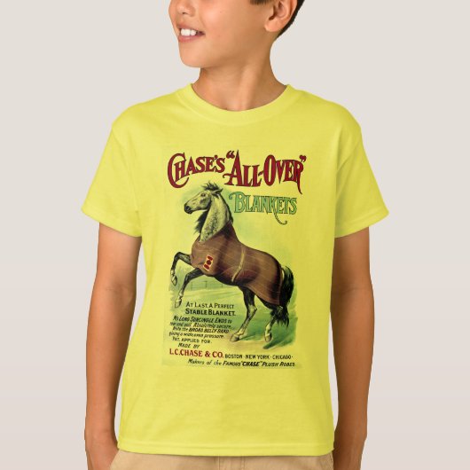 19th C.チェイス・ホース・ブランケット Tシャツ (正面)