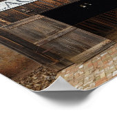 19th Century Blacksmith Shop in Buffalo Gap,テキサス州 ポスター (角)