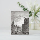19th century Leiden,メイン通り ポストカード (スタンド正面)