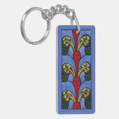 19th Century Nave Stained Glass Design キーホルダー (正面左)