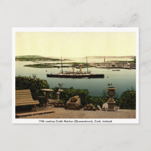 19th Century Queenstown - Cobh Harbor, Cork ポストカード