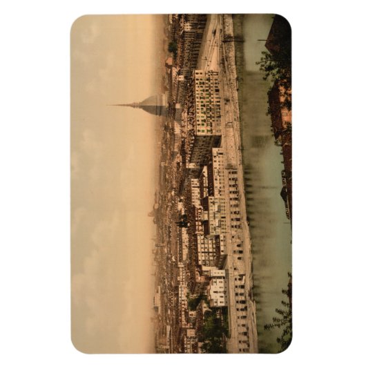 19th Century Turin （ピエモンテ，イタリア） マグネット (縦)