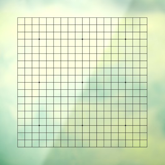 19x19デモゴバン200%スケール変更可能な固定 ウィンドウサイン (シート3)