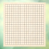 19X19五番木材のカスタマイズ淡い色の可能な固定デカール ウィンドウサイン (シート3)
