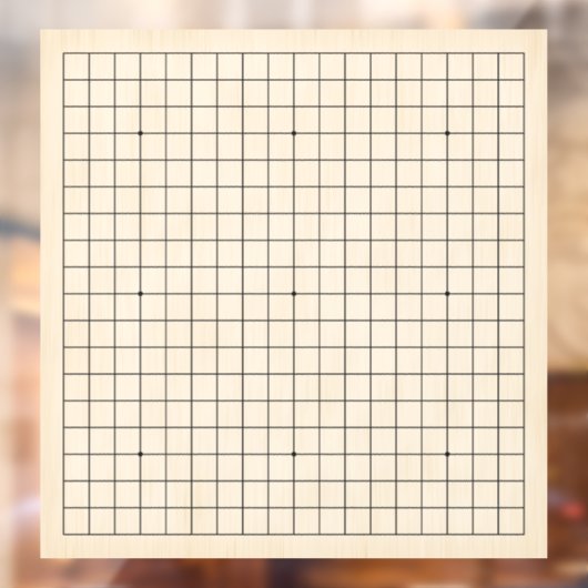 19X19五番木材のカスタマイズ淡い色の可能な固定デカール ウィンドウサイン (シート2)