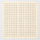 19X19五番木材のカスタマイズ淡い色の可能な固定デカール ウィンドウサイン (シート)