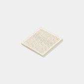 19x19小型ゴバン淡い色の木目 ポストイット (アングル)
