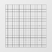 19x19長方形ゴバン200%サイズ変更可能な固定 ウィンドウサイン (シート)