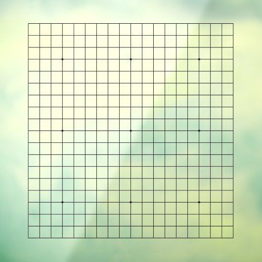 19x19長方形ゴバン200%サイズ変更可能な固定 ウィンドウサイン (シート3)