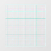 19X19 Goban明るい青の透明な貼り付けデカール ウィンドウサイン (シート)