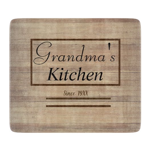19XX年からのおばあちゃんの台所 カッティングボード (正面)