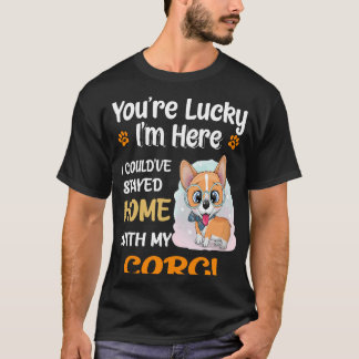 1 あなたはラッキーです Tシャツ