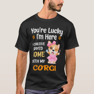 1 あなたはラッキー Tシャツ