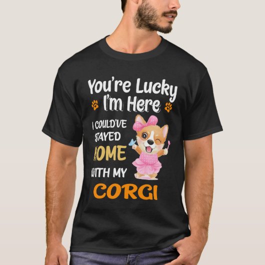 1 あなたはラッキー Tシャツ (正面)