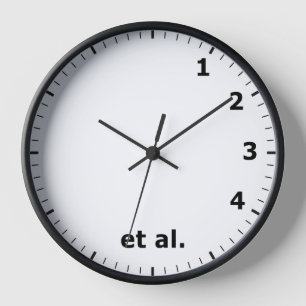 1 おもしろい 2 3 4 et al clock – 科学研究所 壁時計