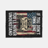 1 つ所有していないと、UTV A を理解することは決してできないだろう フリースブランケット (正面(横))