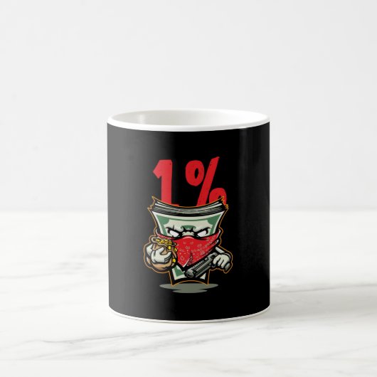 1% に課税せよ コーヒーマグカップ (中央)