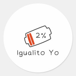 1%のバッテリ→イグアリトーヨーヒスパニック伝統 ラウンドシール