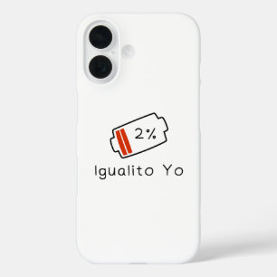 1%のバッテリ→イグアリトーヨーヒスパニック伝統 iPhone 16ケース