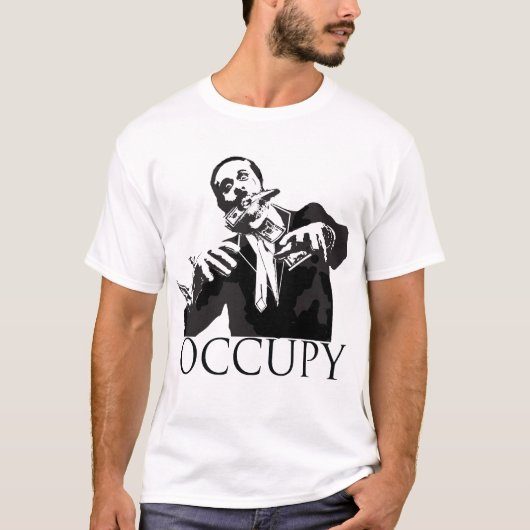 1%の人間99%のゾンビ Tシャツ (正面)