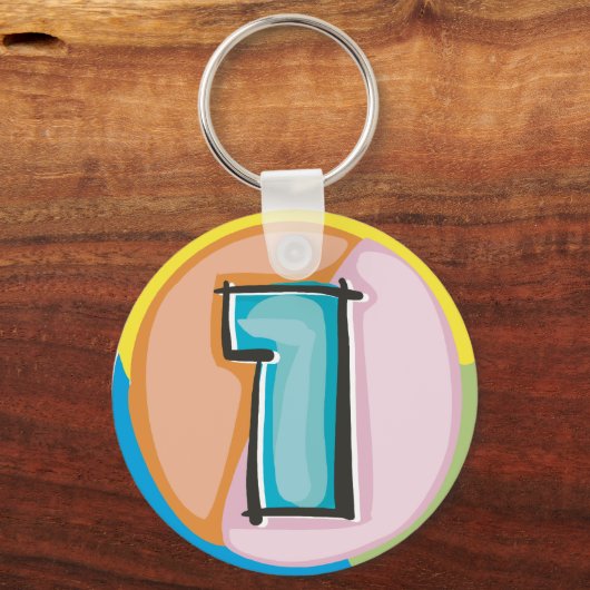 1 キーホルダー (正面)