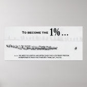 1%クラブ独占的に参加する方法 ポスター (正面)