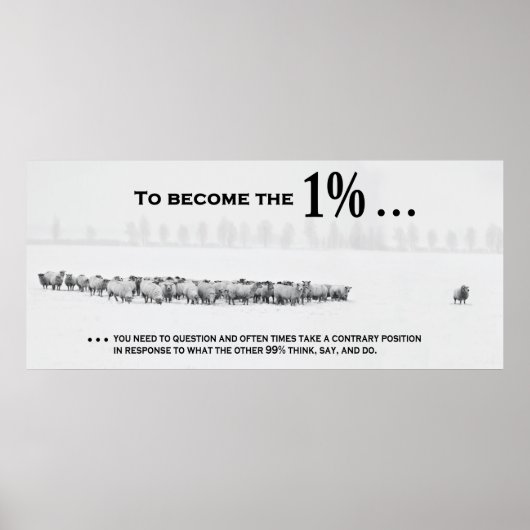 1%クラブ独占的に参加する方法 ポスター (正面)