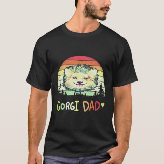 1 コーギー お父さん コーギー Tシャツ
