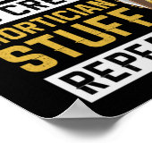 1.スリープ食べド不気味なモチシヤの物リピート ポスター (角)