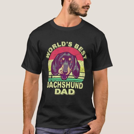 1 ダックスフントの父 ヴィンテージ Tシャツ (正面)