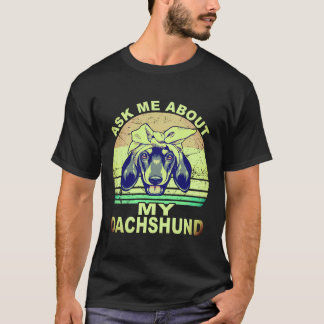 1 ダックスフンドのことを聞いてね ビンテージ Tシャツ