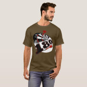 1 ダーツ最高得点トン Tシャツ (正面フル)