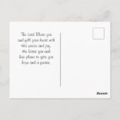 1 テサロニケ 1:4 あなたを選んでくださった神様 ポストカード (裏面)