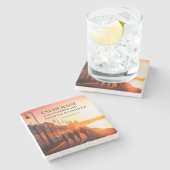 1 テサロニケ 5:11 互いに励ましあう 聖書 ストーンコースター (横)