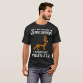 1 ドイツ牧羊犬のいない人生はあり得るが P Tシャツ (正面フル)