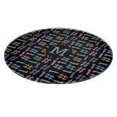 "# 1"パターンカスタムモノグラム切削盤 カッティングボード (角)