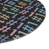 "# 1"パターンカスタムモノグラム切削盤 カッティングボード (角)