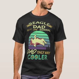 1 パパ - ビーグルパパ クーラービーグル Tシャツ