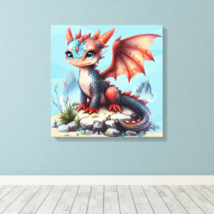 #1 ビッグアイ・ドラゴン キャンバスプリント
