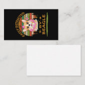 1 ビーグルに簡単に気を取られる 名刺 (正面/裏面)