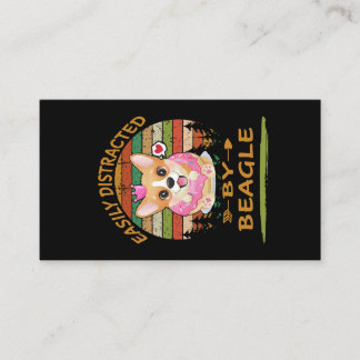 1 ビーグルに簡単に気を取られる 名刺
