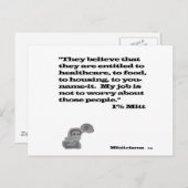 1%ミット ポストカード (正面/裏面)