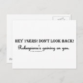 1%ロベスピエール ポストカード (正面/裏面)