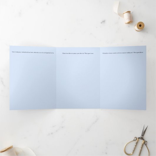 1 三つ折りカード (内部)