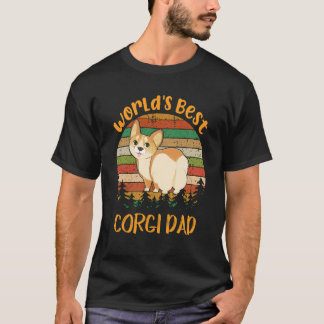 1 世界一のコーギー・パパ Tシャツ