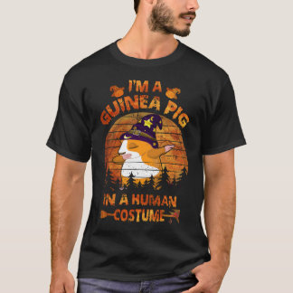 1 人間のコスプレをしたモルモット モルモット H Tシャツ