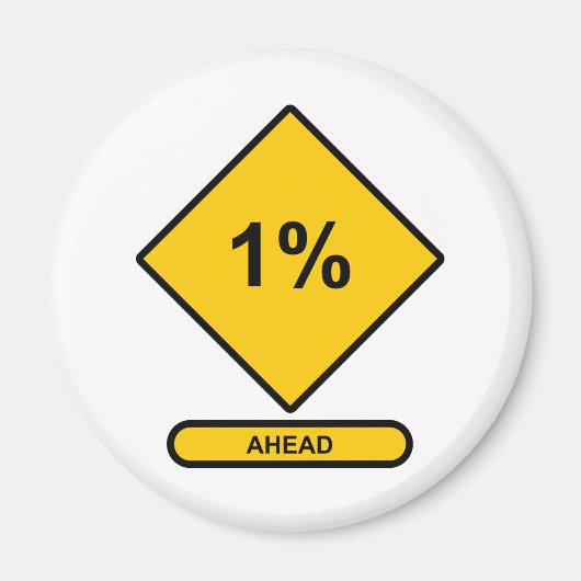 1%先行 マグネット (正面)
