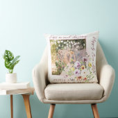 1 写真 新婚夫婦 初めての結婚したクリスマス ピンクテキスト クッション (椅子)